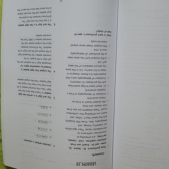 NEW Brain Power Enrichment: Level 3 Workbook Student Version Grades 8-10 - Picture 3 of 3